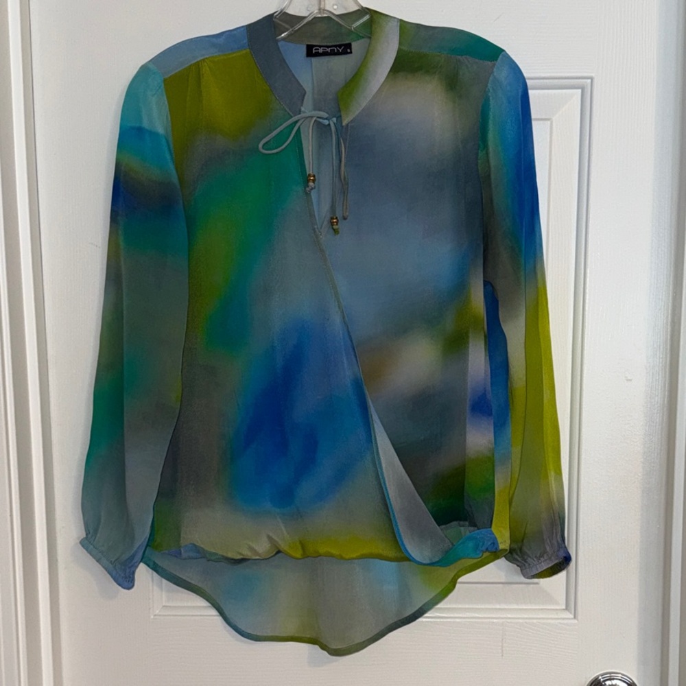 APNY Women's Hi-Lo Blouse